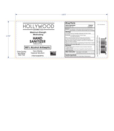 8 Oz Hand Sanitizer Gel (80% Alcohol) (80 Percent 8 Oz Gel Sanitizer Label)